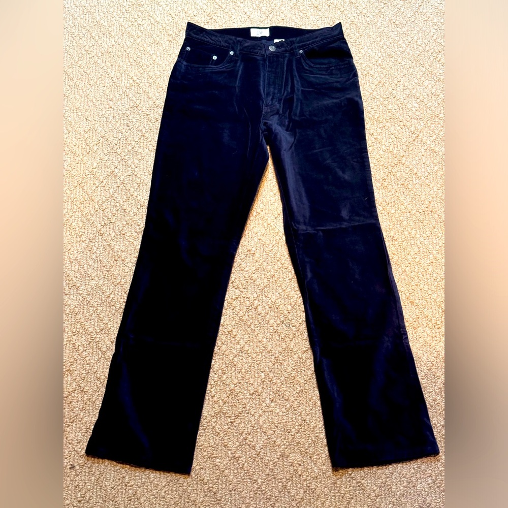 Gap velvet pants—purple/blue